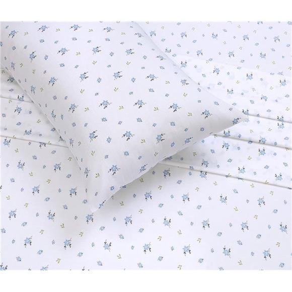 100% Cotton Breathable Cooling Bed Sheets Set Floral Print...